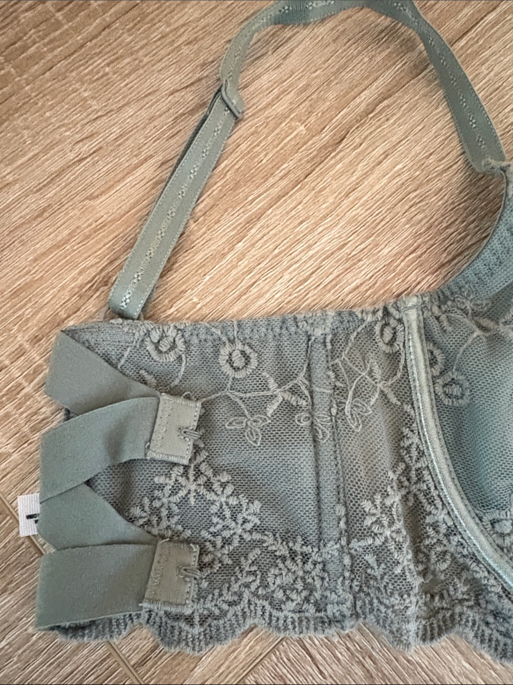 Intimately Free People Daydreamer Underwire Bra 34Ddd Green - Picture 8 of 10